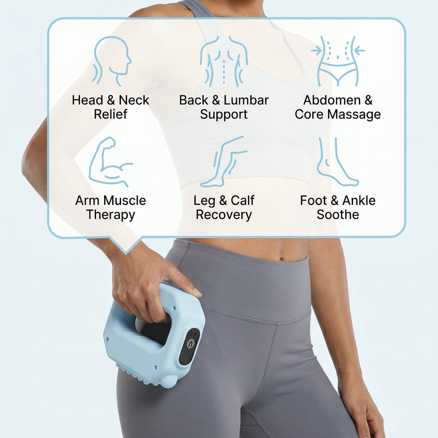 Calmaric™ Portable Pro Vibrations Cordless Fascial Ring Massager for Whole Body