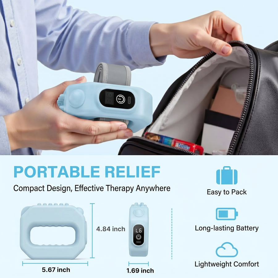 Calmaric™ Portable Pro Vibrations Cordless Fascial Ring Massager for Whole Body
