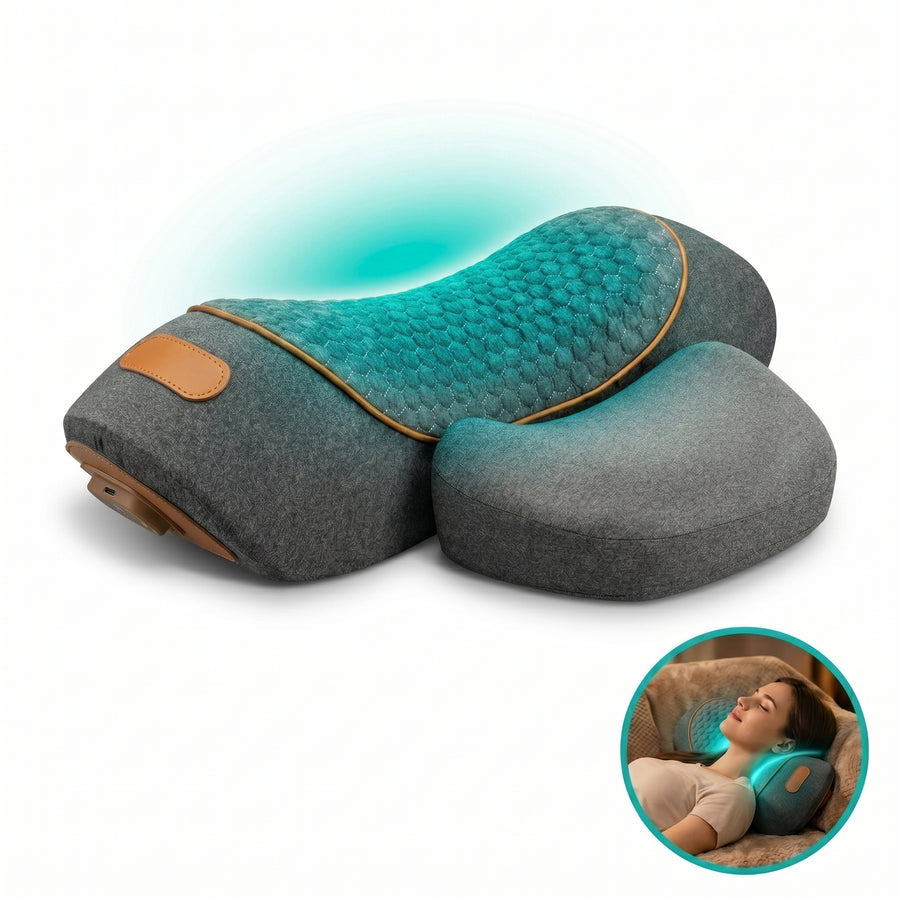 Calmaric™ 3 IN 1 Electric Neck Massager Hot Compress Cervical Relief Pillow