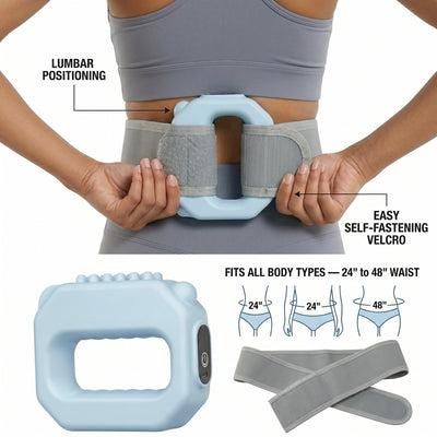 Wrap it around your lower back