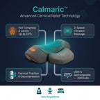 Calmaric™ 3 IN 1 Electric Neck Massager Hot Compress Cervical Relief Pillow